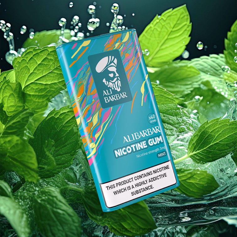 Alibarbar Vape Nicotine Content - Alibarbar gomme à la nicotine X8488103 pastèque