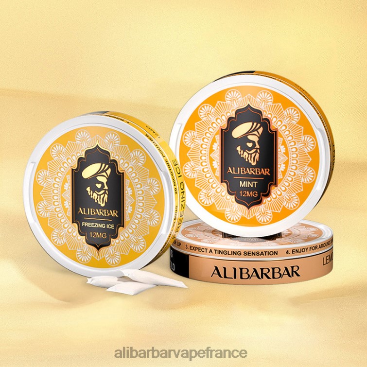 Alibarbar Nicotine Content - Alibarbar sachets de nicotine X848880 myrtille, framboise aigre