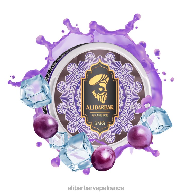 Alibarbar Nicotine Content - Alibarbar sachets de nicotine X848880 myrtille, framboise aigre
