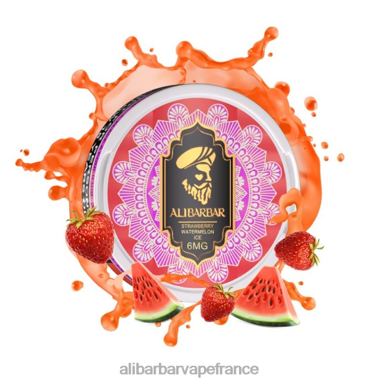 glace à la fraise et à la pastèque