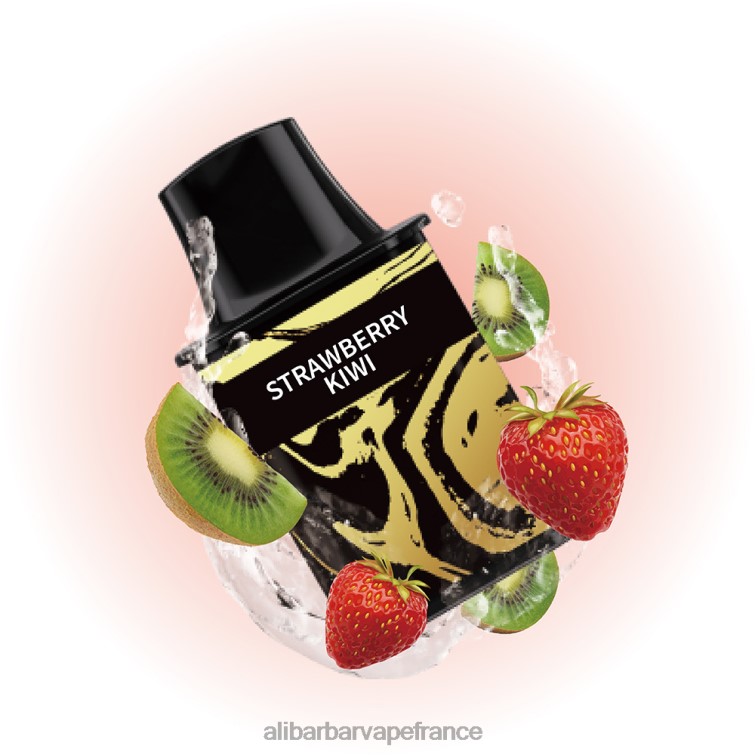 Alibarbar Vape Nicotine - Alibarbar Flare vape rechargeable X848870 glace aux myrtilles