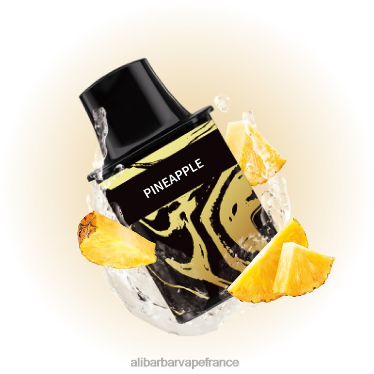 Alibarbar Vape Nicotine - Alibarbar Flare vape rechargeable X848870 glace aux myrtilles