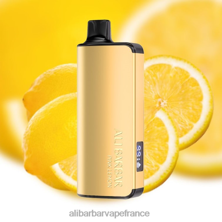 Alibarbar Nicotine Content - Alibarbar Ingot 20000 vapes jetables X848840 citron rose