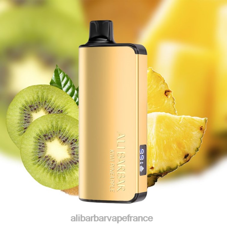 Alibarbar Vape Nicotine - Alibarbar Ingot 20000 vapes jetables X848838 ananas kiwi