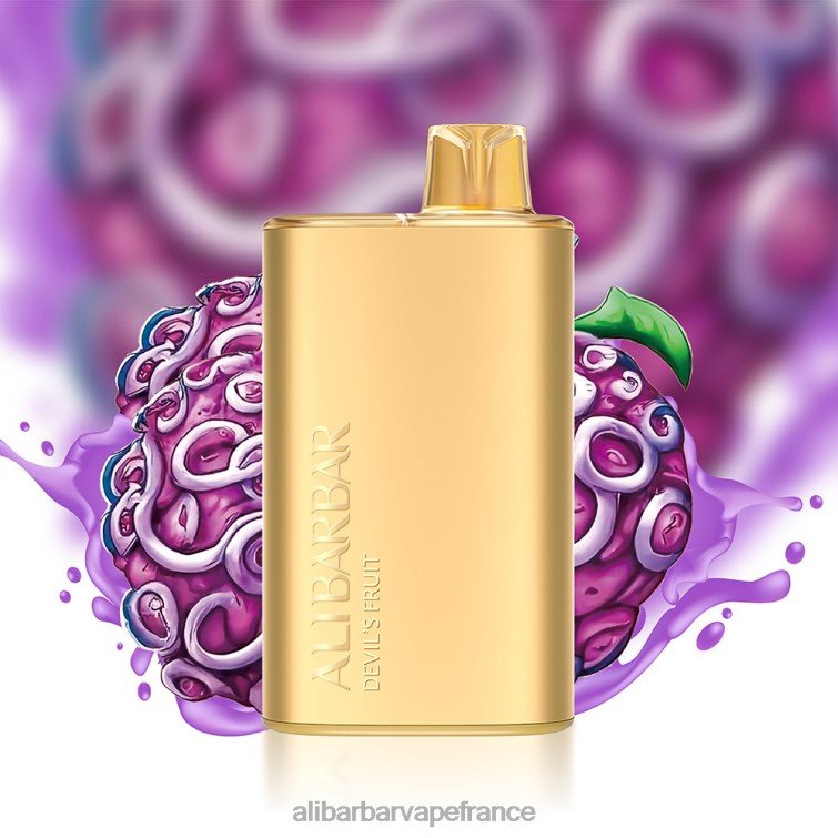 Alibarbar Vape Nicotine - Alibarbar Rich 8000 vapes jetables X84886 raisin hubba bubba